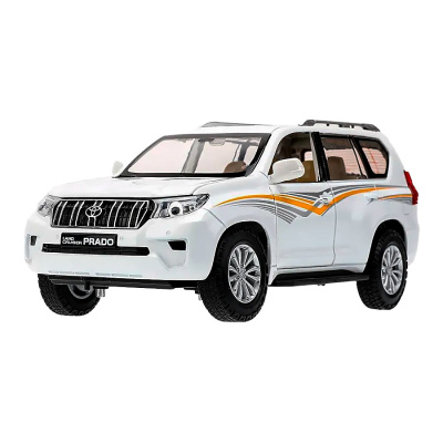 Машина металлическая инерционная Toyota Land Cruiser Prado 20 см Технопарк 68270AW 1